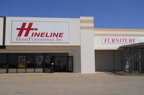 Hineline Home Furnishings Store Front in Maryville